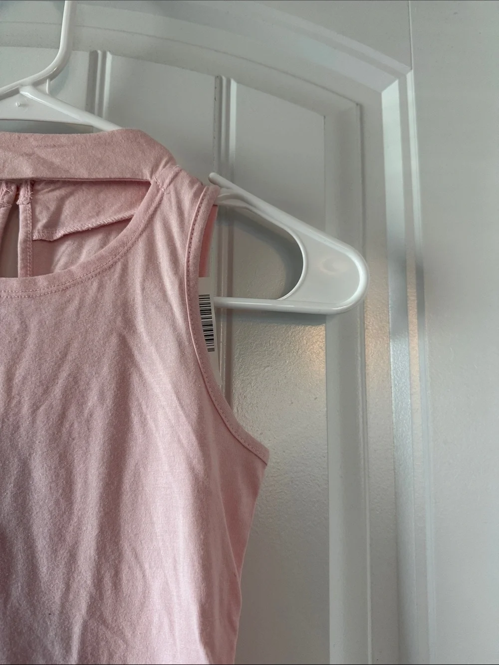 Brand New The Children's Place Light Pink Sleeveless Fit-and-Flare Dress